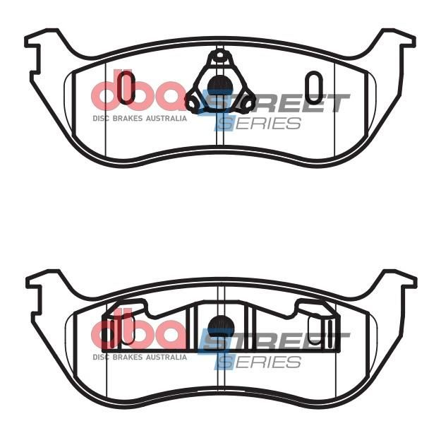 DBA SS STREET SERIES BRAKE PADS [ Ford Explorer 2001 - 2008 R ] - TecDoc Only