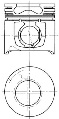 94450600 KOLBENSCHMIDT dugattyú