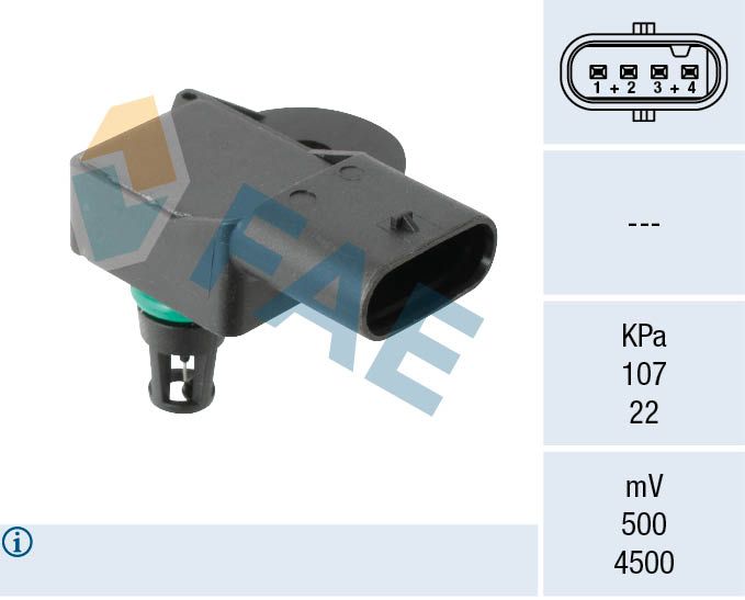 Sensor, Saugrohrdruck Sensor, Saugrohrdruck