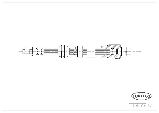 FLEXIBLE DE FREIN BMW SERIE 5 AL  0705