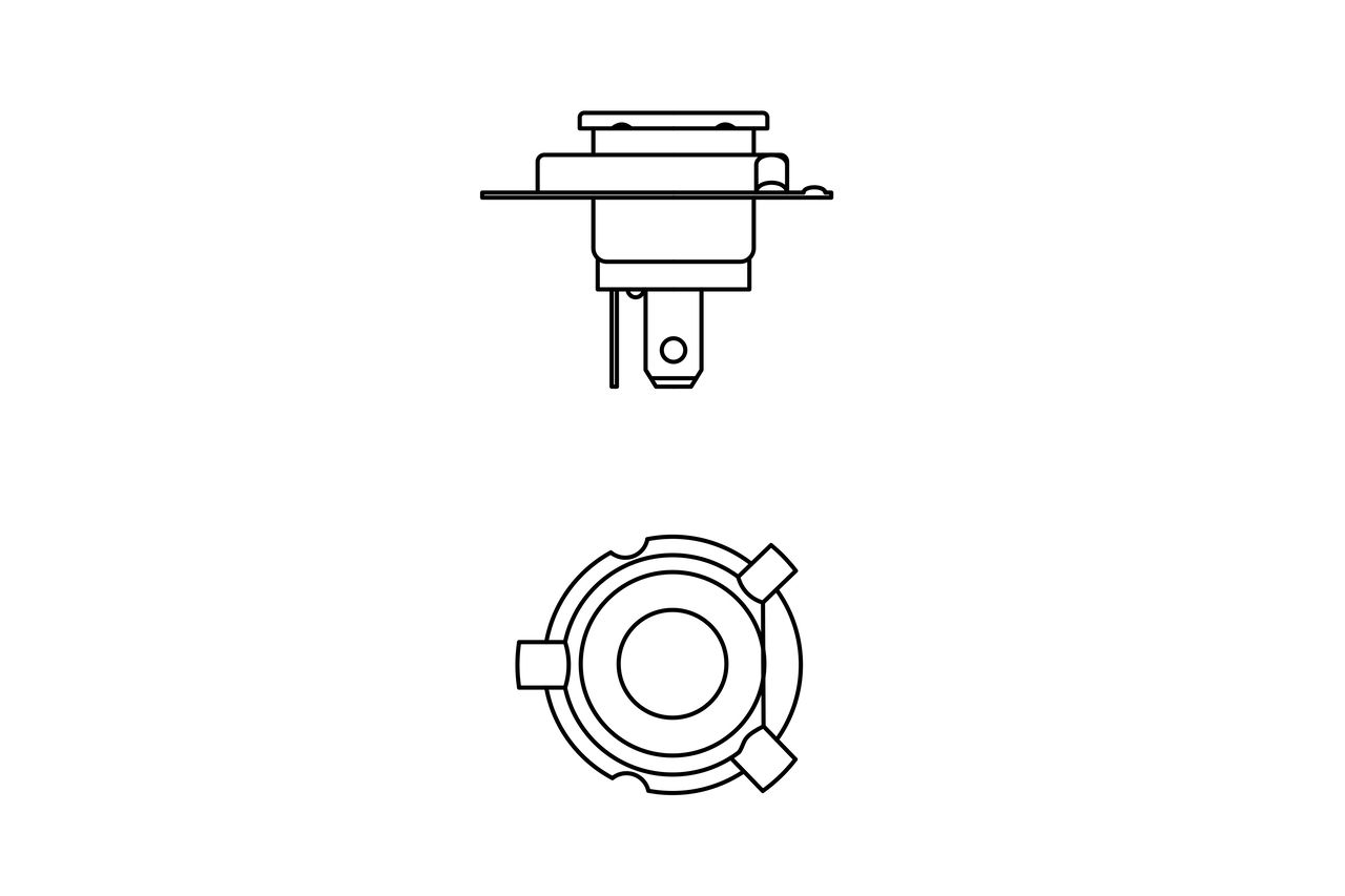 Glühlampe, Fernscheinwerfer Glühlampe, Fernscheinwerfer