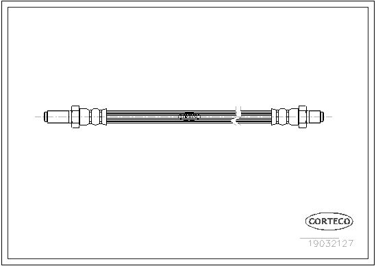 FLEXIBLE DE FREIN ROVER  0705