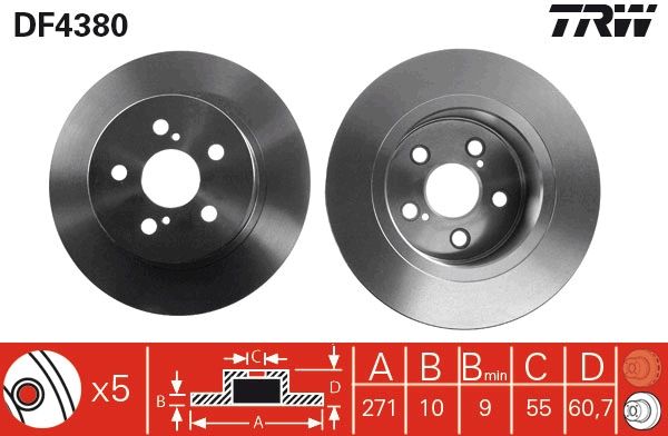 PAIRE DE DISQUES  9900