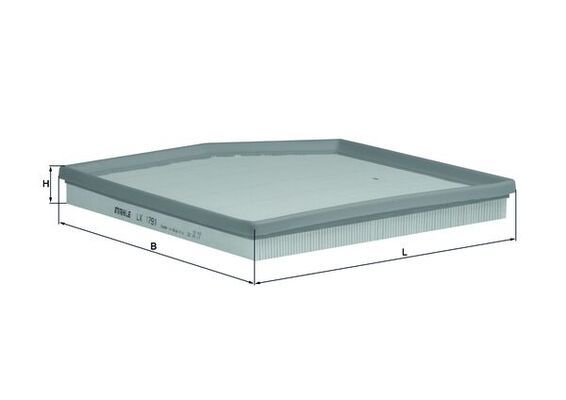 KNECHT LX 1791 - Luftfilter