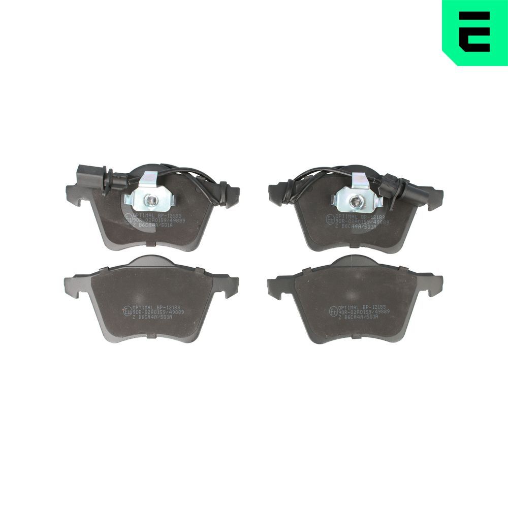 OPTIMAL BP-12183 - Bremsbelagsatz, Scheibenbremse