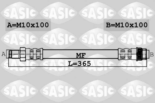6604022 SASIC fékcső