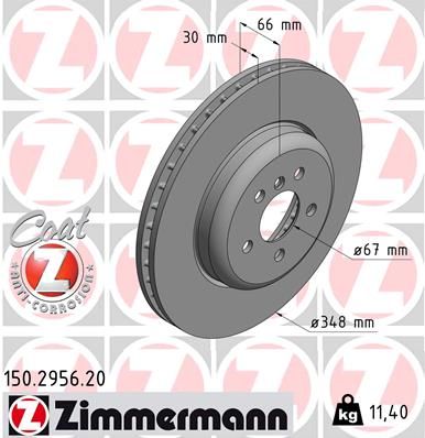 150.2956.20 ZIMMERMANN COAT Z féktárcsa