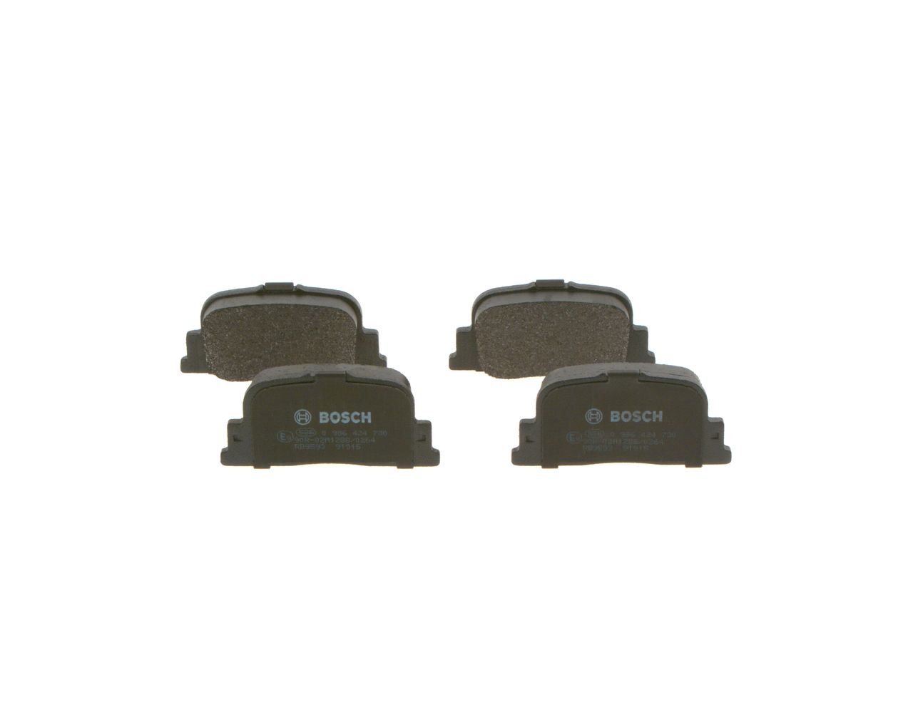 BOSCH 0 986 424 730 Brake Pad Set, disc brake