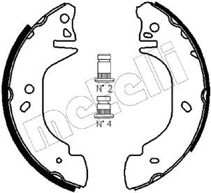 METELLI 53-0122 - Bremsbackensatz