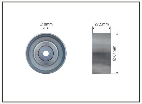 Deflection Pulley/Guide Pulley, timing belt 230-22