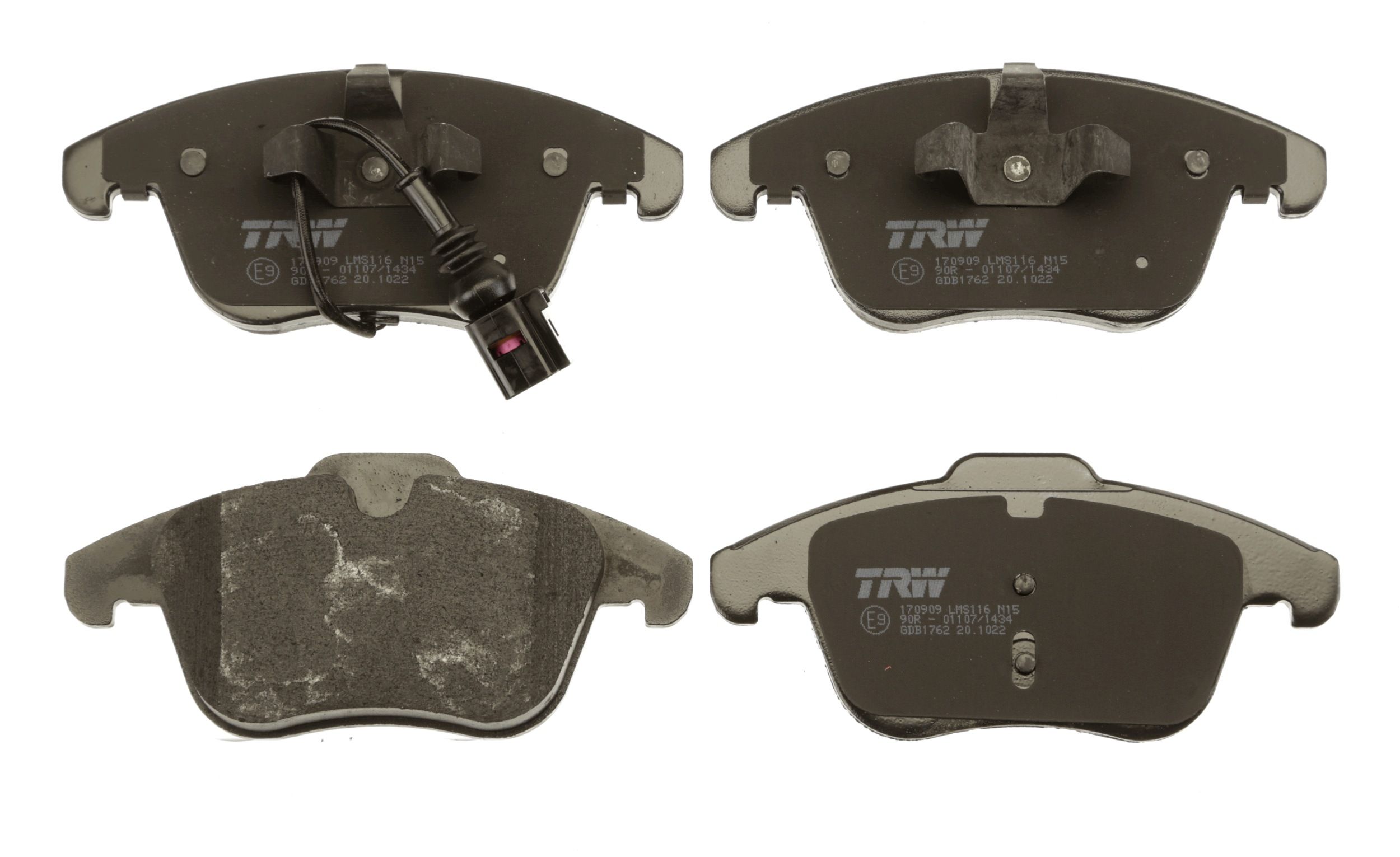 TRW DISC BRAKE PADS - TecDoc 2