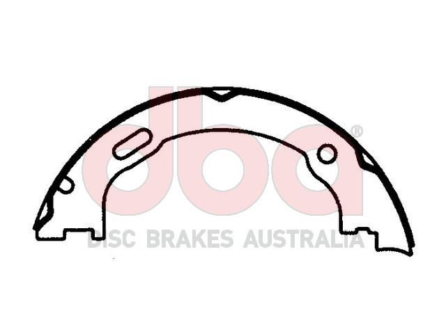 Street Series Brake Shoes [Chrysler Parking Brake 184mm] - TecDoc Only