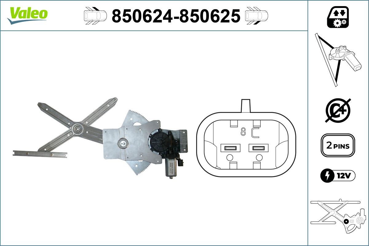 VALEO 850624 - Fensterheber