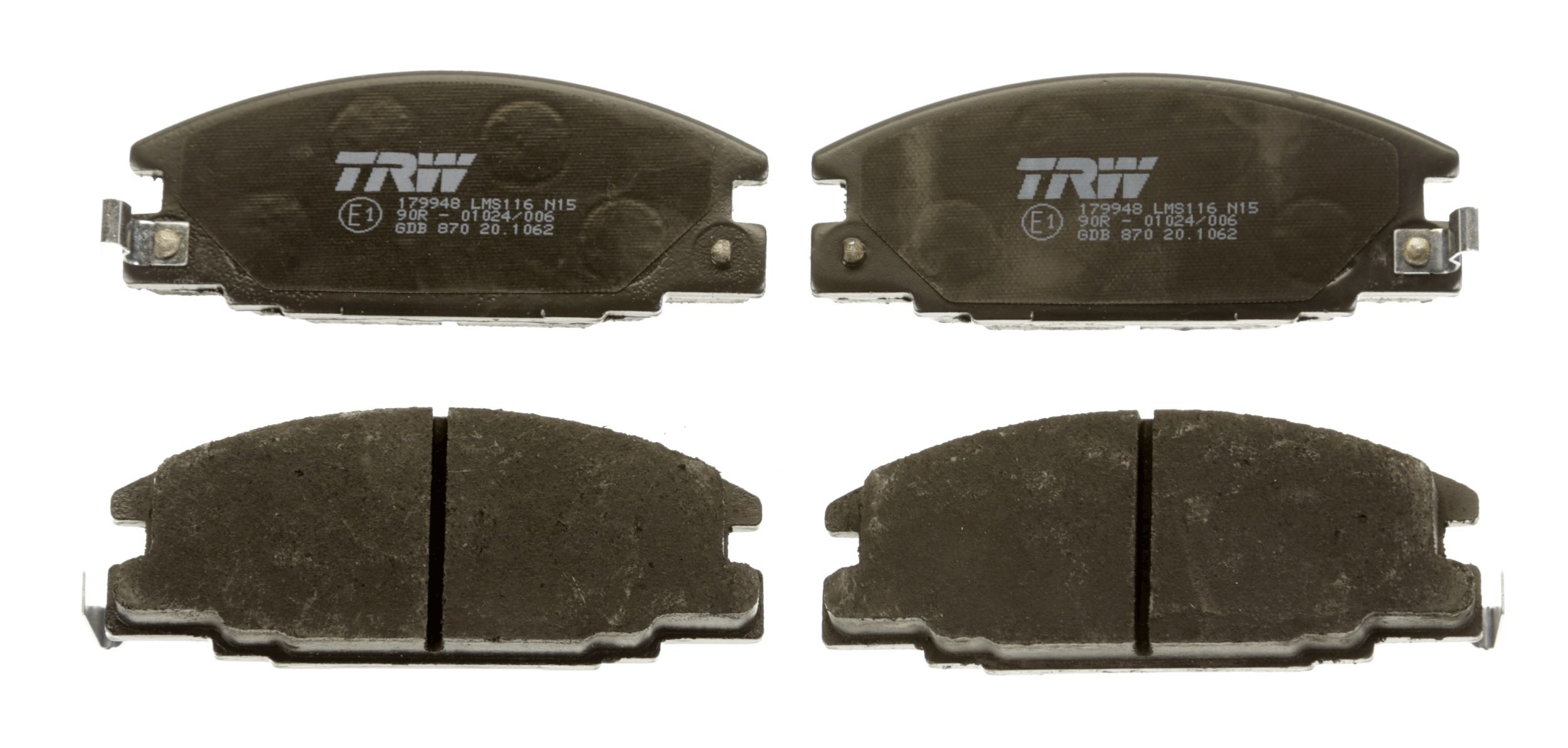 TRW DISC BRAKE PADS - TecDoc 2