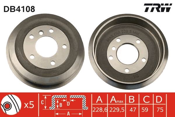 TAMBOUR DE FREIN  9900