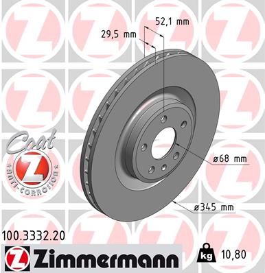 Brake Disc 100.3332.20