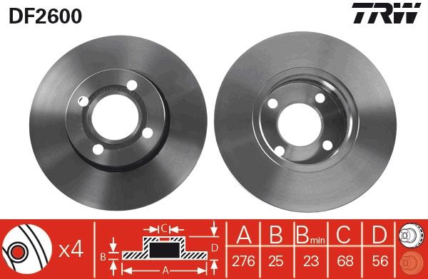 Brake Disc DF2600