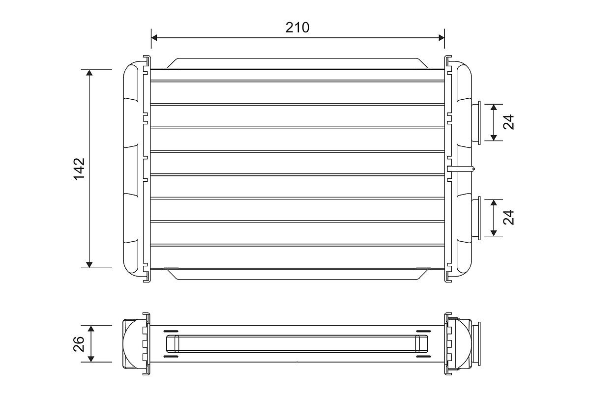 W&auml;rmetauscher, Innenraumheizung
