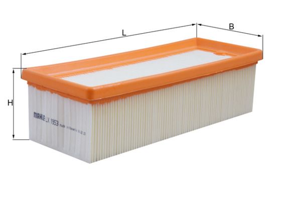 KNECHT LX 1953 - Luftfilter