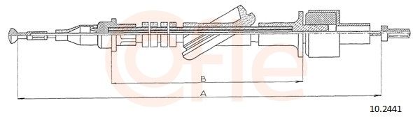 Cable Pull, clutch control 10.2441