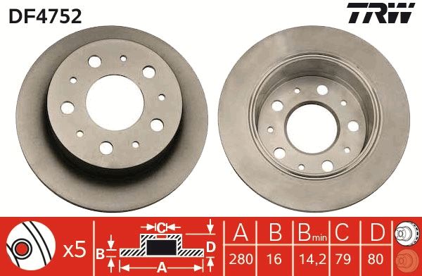 Brake Disc DF4752