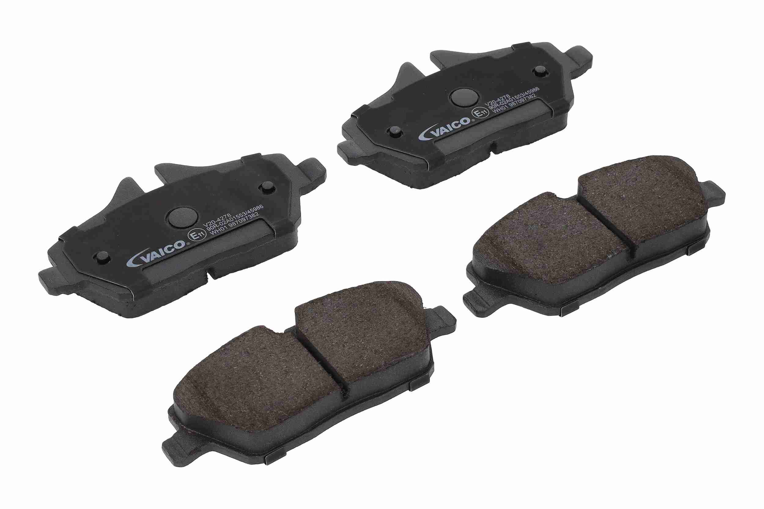 Bremsbelagsatz, Scheibenbremse