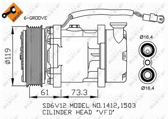 Compressor, air conditioning 32275