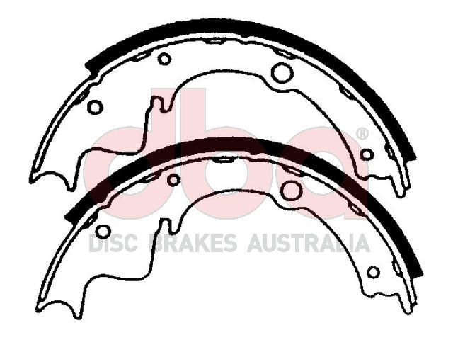 Street Series Brake Shoes [Bedford / Ford / Leyland 254mm] - TecDoc Only