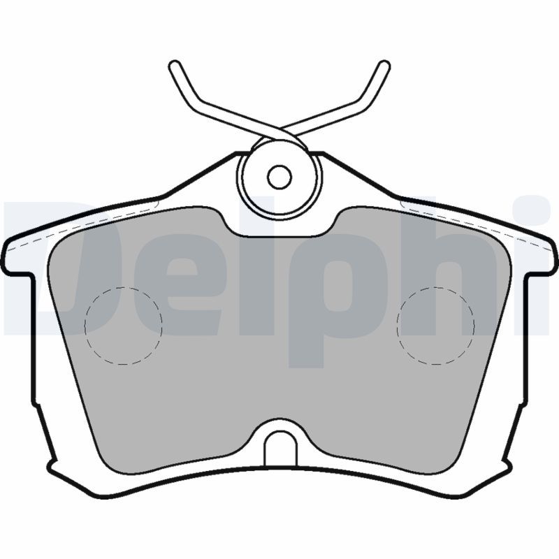 Brake Pad Set, disc brake LP1626