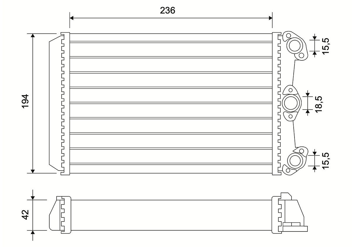 W&auml;rmetauscher, Innenraumheizung