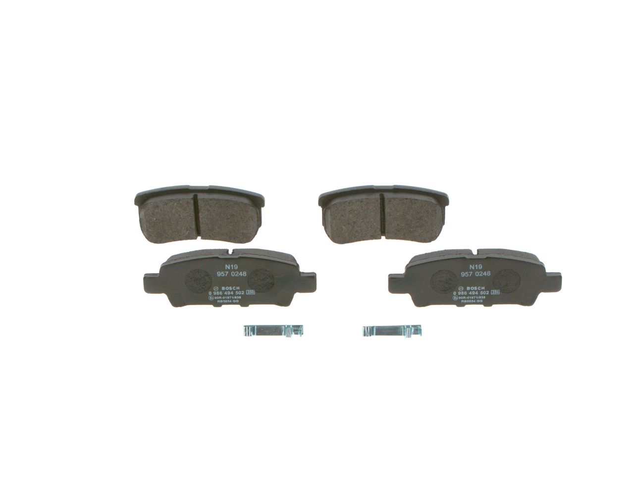 Brake Pad Set, disc brake 0 986 494 502