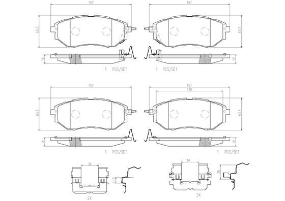 SUBARU FORESTER 2.0D SJ 13-18 (FRT) - TecDoc 1
