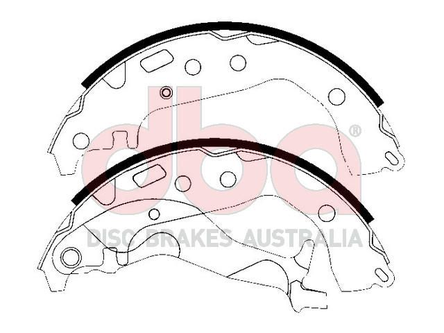 Street Series Brake Shoes [Toyota Vitz/Yaris 200mm] - TecDoc Only