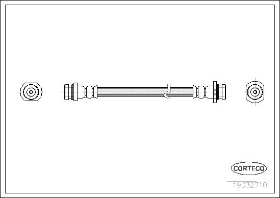 FLEXIBLE DE FREIN SUZUKI SWIFT I  0705