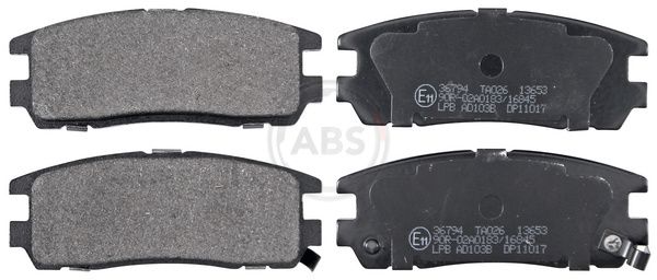 Brake Pad Set, disc brake 36794