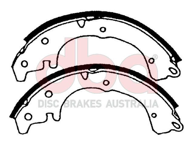 Street Series Brake Shoes [Nissan 120Y 203.2mm] - TecDoc Only