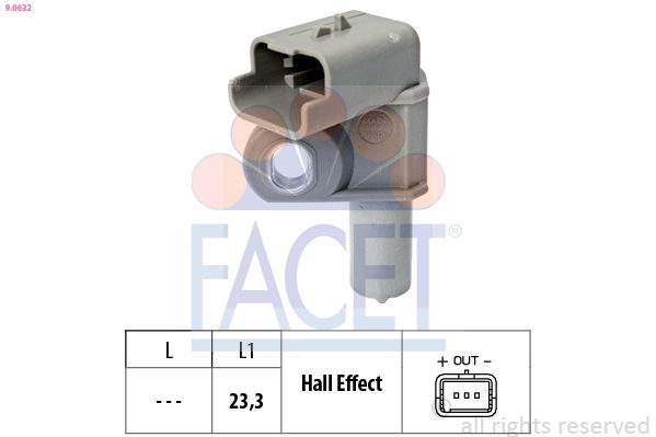 Sensor, camshaft position 9.0632