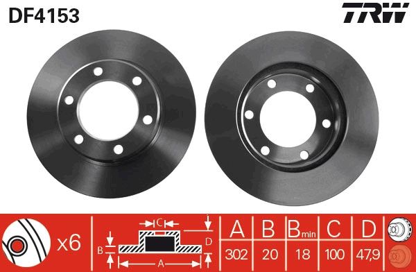 PAIRE DE DISQUES  9900