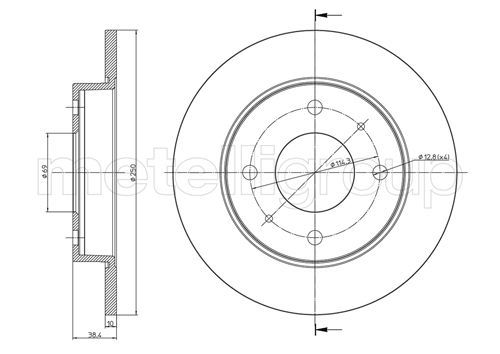 Brake Disc 23-0768C