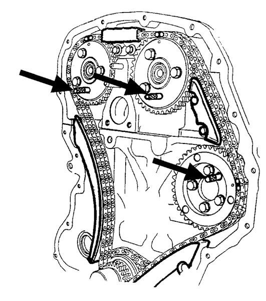Arretierdorn, Steuerkettenspanner