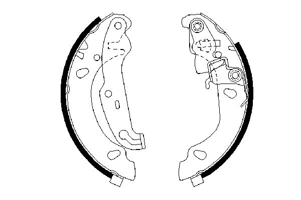 Brake Shoe Set 0 986 487 624