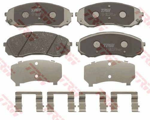 TRW DISC BRAKE PADS - TecDoc 2