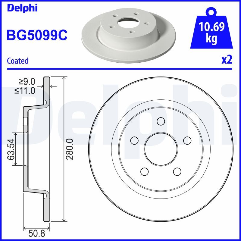 Brake Disc BG5099C