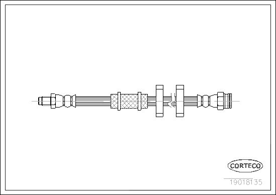 FLEXIBLE DE FREIN FIAT-FIAT L.T.  0705