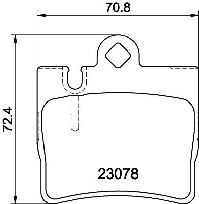 Brake Pad Set, disc brake 8DB 355 008-711