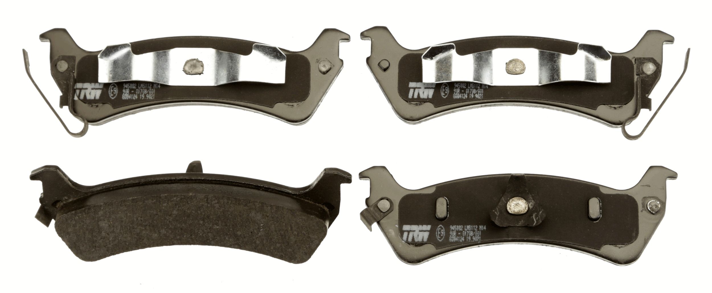 TRW DISC BRAKE PADS - TecDoc 2