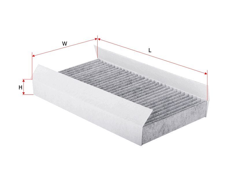 CABIN FILTER FITS RCA289C - TecDoc Only