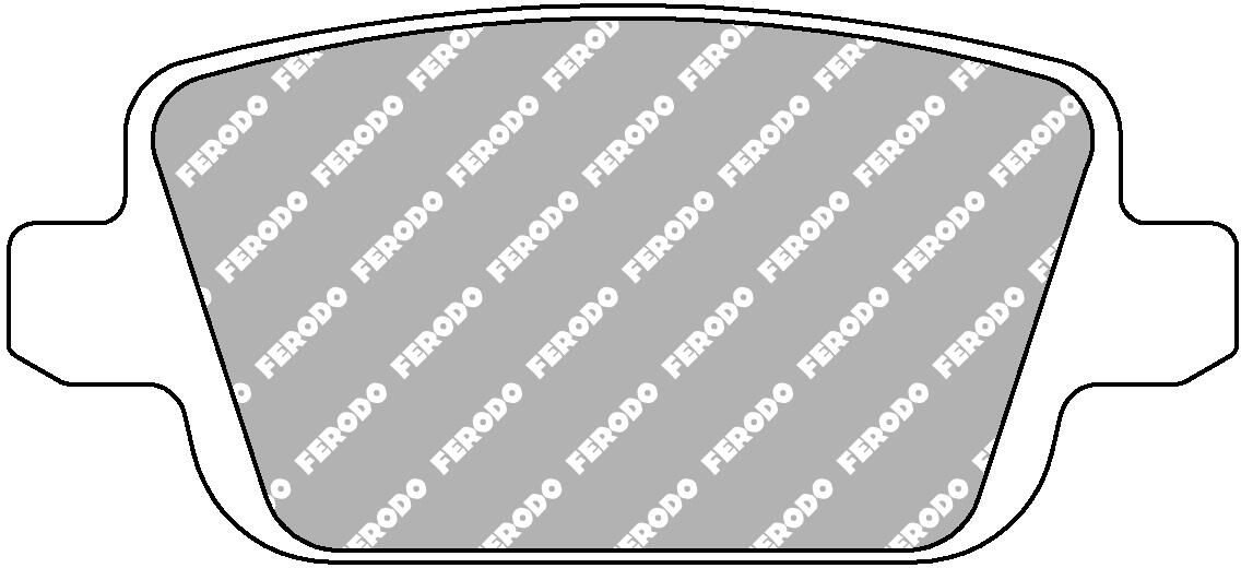 FERODO RACING FCP1917H - Bremsbelagsatz, Scheibenbremse DS2500