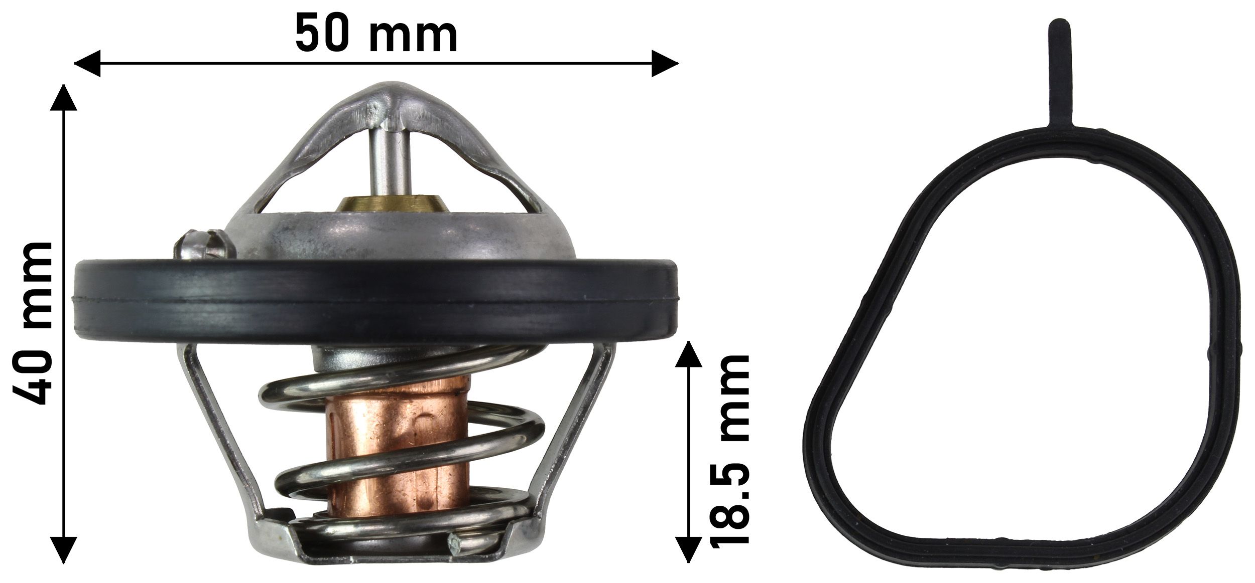 THERMOSTAT 48MM DIA 82C FORD - TecDoc Only