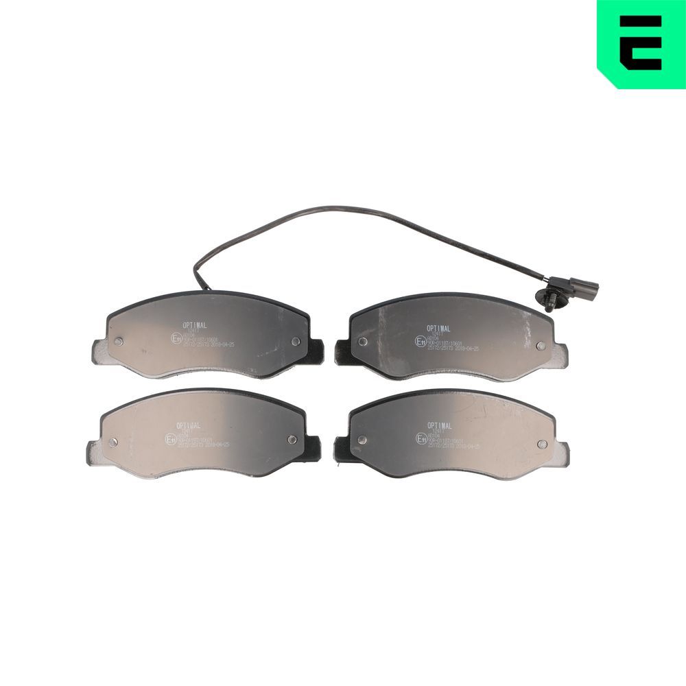 OPTIMAL BP-12417 - Bremsbelagsatz, Scheibenbremse